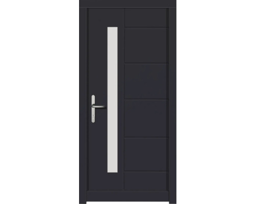 Haustür DW02 Kiefer RAL 7016 anthrazitgrau 1000x2100 mm DIN Links (nach innen öffnend) Haustür DW02 Kiefer RAL 7016 anthrazitgrau 1000x2100 mm DIN Links (nach innen öffnend)
