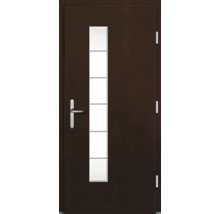 Haustür DW02a Kiefer/Eiche Nussbaum 1100x2100 mm DIN Rechts (nach innen öffnend)