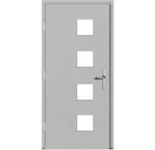 Haustür DW04 Kiefer RAL 9016 verkehrsweiß 1000x2100 mm DIN Links (nach innen öffnend)