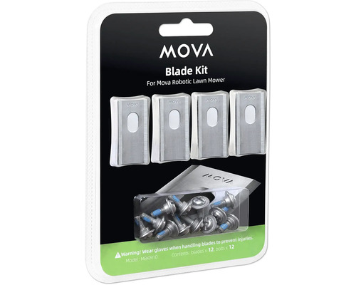 Mova Messerset für Mähroboter, Set mit Klingen und Schrauben