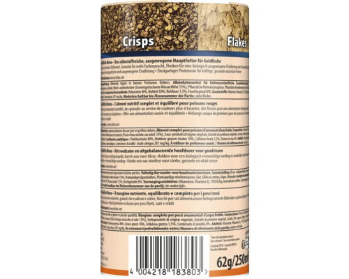 Tetra Goldfischfutter Crisps und Flakes für eine ausgewogene Ernährung