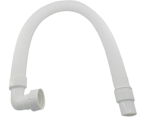 Flex-Verlängerungsschlauch Veporit 90° Bogen Anschluss Wand 40/50 mm Flexibler Siphon für Waschbecken