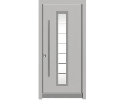 Haustür DW12 Kiefer RAL 9016 verkehrsweiß 1000x2100 mm DIN Links (nach innen öffnend) Haustür DW12 Kiefer RAL 9016 verkehrsweiß 1000x2100 mm DIN Links (nach innen öffnend)
