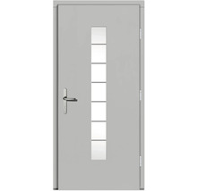 Haustür DW12 Kiefer RAL 9016 verkehrsweiß 1000x2100 mm DIN Rechts (nach innen öffnend)