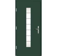 Haustür DW12 Kiefer RAL 6005 moosgrün 1100x2100 mm DIN Links (nach innen öffnend)