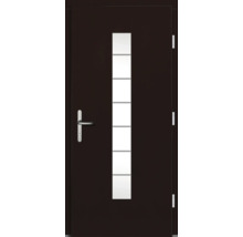 Haustür DW12 Kiefer/Eiche S80-Lapacho 1100x2100 mm DIN Rechts (nach innen öffnend)