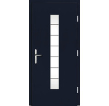 Haustür mit Glaseinsatz und Griff