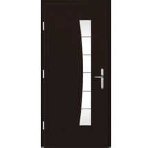 Haustür DW13 Kiefer/Eiche S80-Lapacho 1000x2100 mm DIN Links (nach innen öffnend)