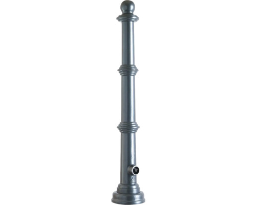 Alu-Stilpoller anthrazitgrau beschichtet (Eisenglimmer), ca. 900 mm Überflur, Aluminiumguß mit Stahlrohrkern Alu-Stilpoller anthrazitgrau beschichtet (Eisenglimmer), ca. 900 mm Überflur, Aluminiumguß mit Stahlrohrkern