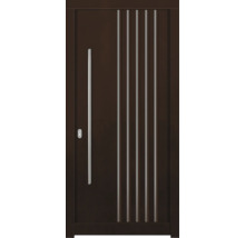 Haustür DW54 Kiefer/Eiche Nussbaum 1000x2100 mm DIN Links (nach innen öffnend)