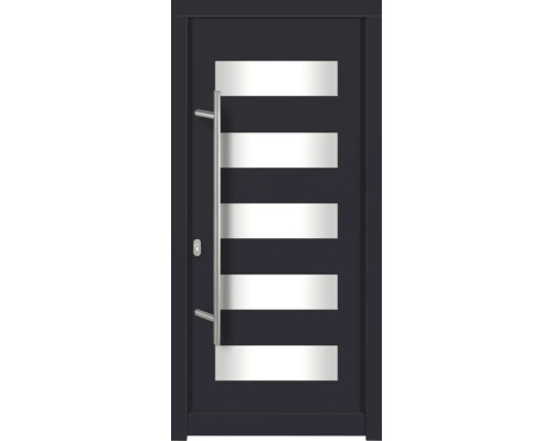 Haustür DW57 Kiefer RAL 7016 anthrazitgrau 1100x2100 mm DIN Links (nach innen öffnend) Haustür DW57 Kiefer RAL 7016 anthrazitgrau 1100x2100 mm DIN Links (nach innen öffnend)