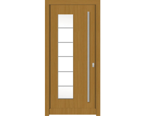 Haustür DW New Kiefer/Eiche S22-Safran 1000x2100 mm DIN Rechts (nach innen öffnend) Haustür DW New Kiefer/Eiche S22-Safran 1000x2100 mm DIN Rechts (nach innen öffnend)
