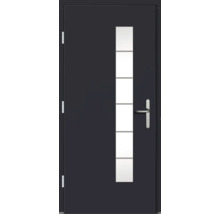 Haustür DW18 Kiefer RAL 7016 anthrazitgrau 1100x2100 mm DIN Links (nach innen öffnend)