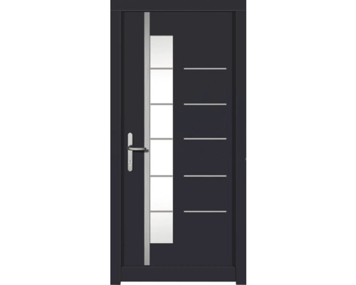 Haustür DW18 Kiefer RAL 7016 anthrazitgrau 1100x2100 mm DIN Links (nach innen öffnend) Haustür DW18 Kiefer RAL 7016 anthrazitgrau 1100x2100 mm DIN Links (nach innen öffnend)