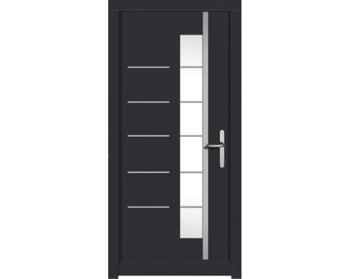 Haustür DW18 Kiefer RAL 7016 anthrazitgrau 1100x2100 mm DIN Rechts (nach innen öffnend) Haustür DW18 Kiefer RAL 7016 anthrazitgrau 1100x2100 mm DIN Rechts (nach innen öffnend)