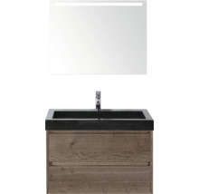 Waschtisch mit Spiegel und Unterschrank für das Badezimmer