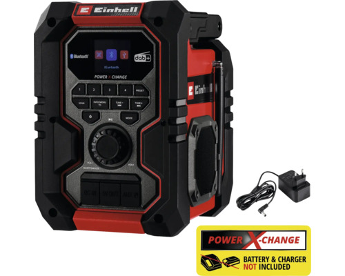 Akku-Radio Einhell TE-CR 18Li DAB+/FM/BT Solo - Power-X-Change, ohne Akku und ohne Ladegerät Akku-Radio Einhell TE-CR 18Li DAB+/FM/BT Solo - Power-X-Change, ohne Akku und ohne Ladegerät