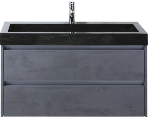 Waschtisch mit zwei Schubladen und Armatur