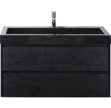 Waschtischunterschrank mit zwei Schubladen und Armatur