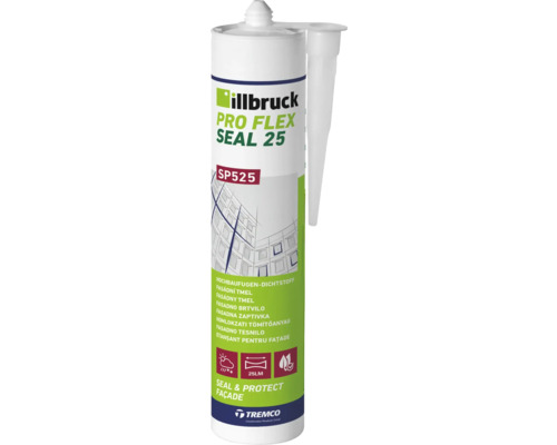 illbruck SP525 Hochbaufugen-Dichtstoff 1K signalweiß 310 ml Illbruck Pro Flex Seal 25 Fassadendichtstoff Kartusche
