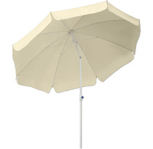 Geöffneter, heller Gartenschirm