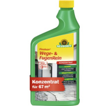 Finalsan Wege- und FugenRein von Neudorff, ein Konzentrat zur Reinigung von Wegen und Fugen auf 67 Quadratmetern