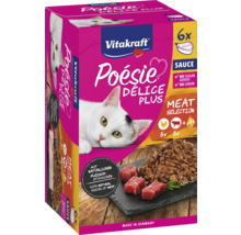 Vitakraft Poésie Délicé Plus Katzenfutter mit Fleischstücken