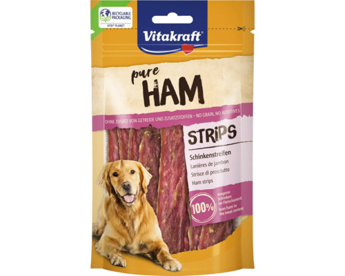 Hundesnack Vitakraft Schinkenstreifen 80 g