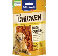 Vitakraft Pure Chicken Mini Cubes Hundesnack mit Hühnchenfleisch in recycelbarer Verpackung