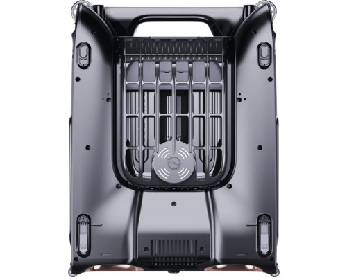 Mobiler Heizlüfter mit Heizelementen und Gebläse