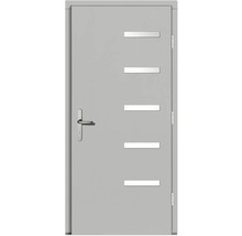 Haustür DW20 Kiefer RAL 9016 verkehrsweiß 1000x2100 mm DIN Rechts (nach innen öffnend)