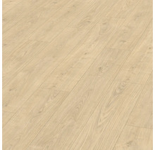 Verlegter Laminatboden mit Holzoptik
