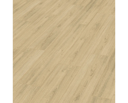 Ansicht von verlegten Laminatbodenpaneelen.