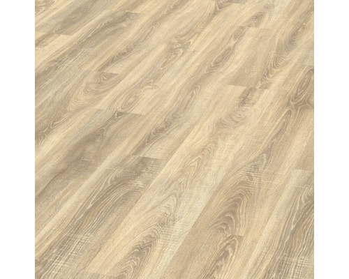 Nahaufnahme von Laminatboden mit Holzoptik