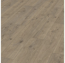 Verlegter Laminatboden in Holzoptik