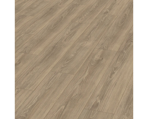 Laminat Nature Sense Newport Eiche Landhausdiele 1292 x 193 x 8 mm Nahaufnahme von Laminatboden mit Holzoptik