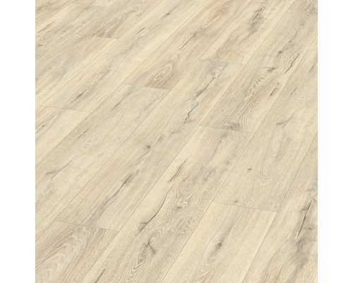 Laminat Nature Sense Melba Eiche beige Landhausdiele 1292 x 193 x 8 mm Boden aus Laminat mit Holzstruktur