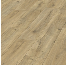 Verlegter Laminatboden in Holzoptik
