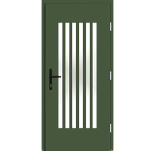 Haustür DW25 Kiefer RAL 6000 patinagrün 1100x2100 mm DIN Rechts (nach innen öffnend)