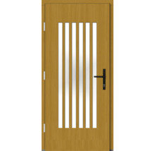 Haustür DW25 Kiefer/Eiche S12-Honig 1000x2100 mm DIN Links (nach innen öffnend)