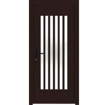 Haustür DW25 Kiefer/Eiche S82-Dunkelmahagoni 1000x2100 mm DIN Links (nach innen öffnend)