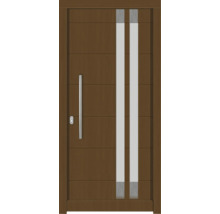 Haustür DW27 Kiefer/Eiche S52-Zeder 1000x2100 mm DIN Links (nach innen öffnend)