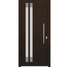 Haustür DW27 Kiefer/Eiche Nussbaum 1100x2100 mm DIN Rechts (nach innen öffnend)