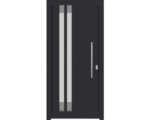 Haustür DW27 Kiefer RAL 7016 anthrazitgrau 1000x2100 mm DIN Rechts (nach innen öffnend) Haustür DW27 Kiefer RAL 7016 anthrazitgrau 1000x2100 mm DIN Rechts (nach innen öffnend)