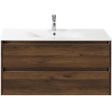 Waschtischunterschrank mit Waschbecken und Armatur