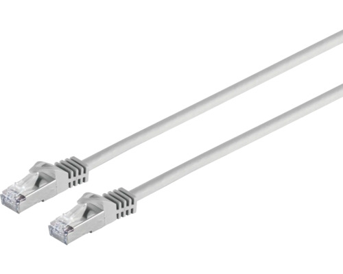Ethernet-Kabel-Wandplatte Weiß 3-Port – Für Cat5e/Cat6, Inkl. Lautsprecheranschlüssen