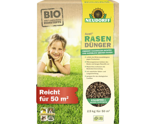 Rasendünger Neudorff Azet 2,5 kg für 50 m²