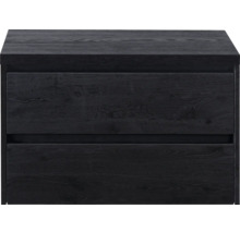 Nachtkonsole mit zwei Schubladen aus Holz