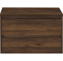 Waschtischunterschrank aus Holz mit zwei Schubladen