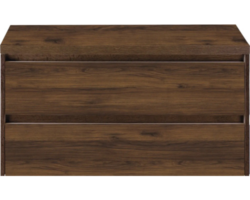 Unterschrank aus Holz mit zwei Schubladen